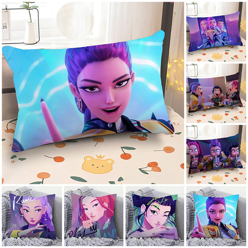 หมอนอะนิเมะ K-POP Demon Hunter อุปกรณ์ตกแต่งบ้าน