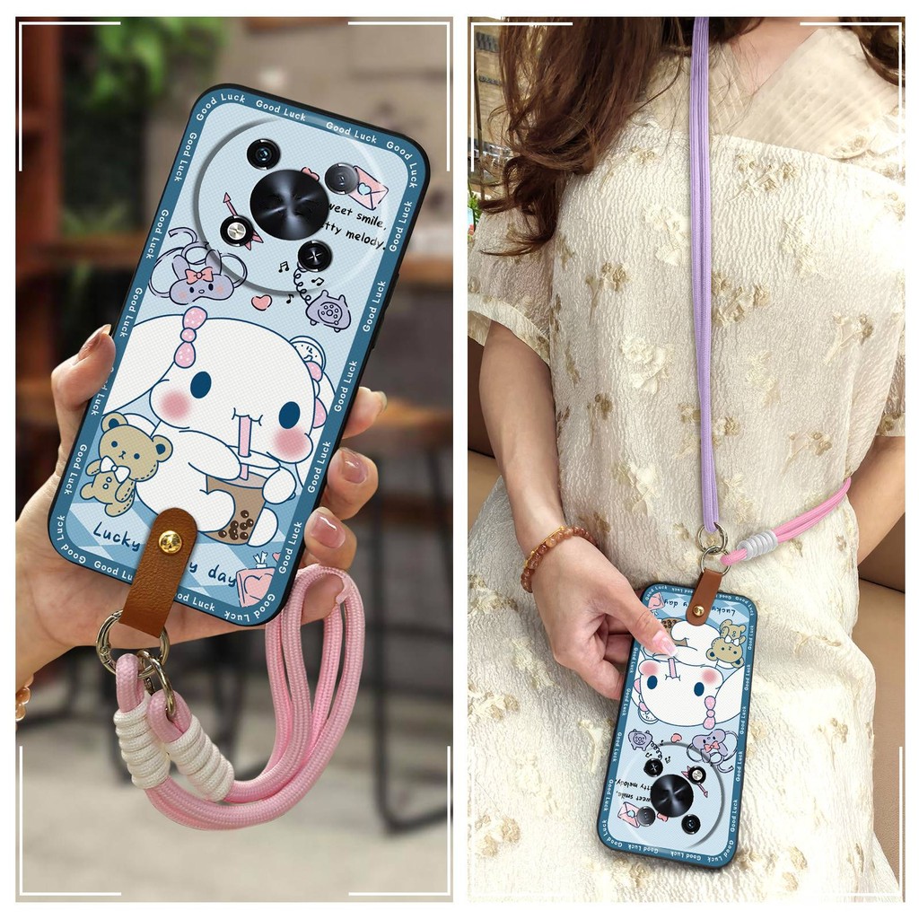 ทนทาน Anti-knock เคสโทรศัพท์สําหรับ Itel RS4/S666LN TPU การ์ตูนกันกระแทกสร้อยคอ Graffiti น่ารักนุ่มก