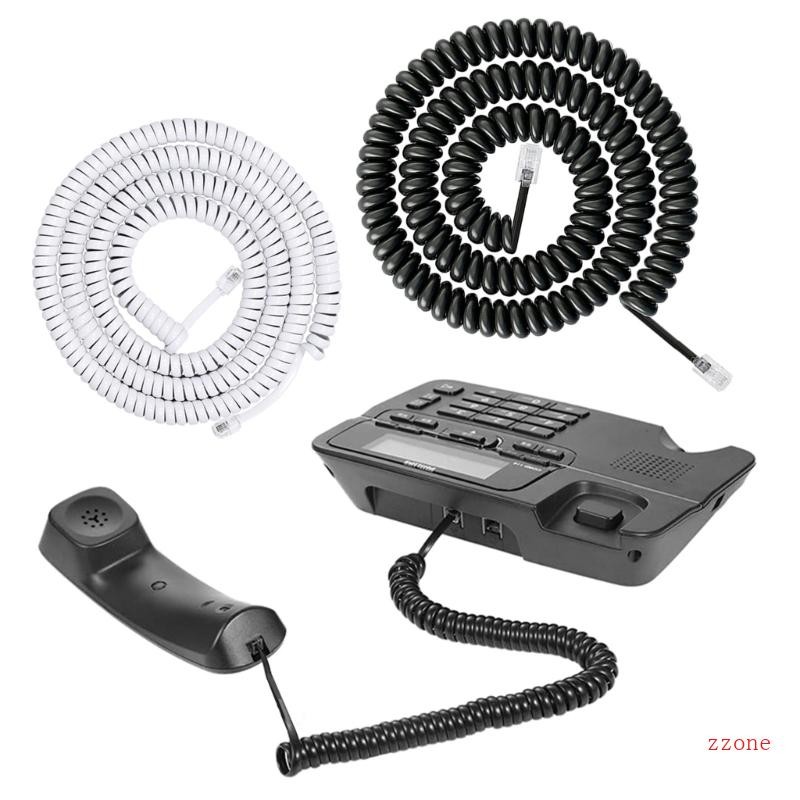 Zzz RJ11 RJ9 4P4C โทรศัพท์ HandsetsCord โทรศัพท์สําหรับการสื่อสารที่ชัดเจน