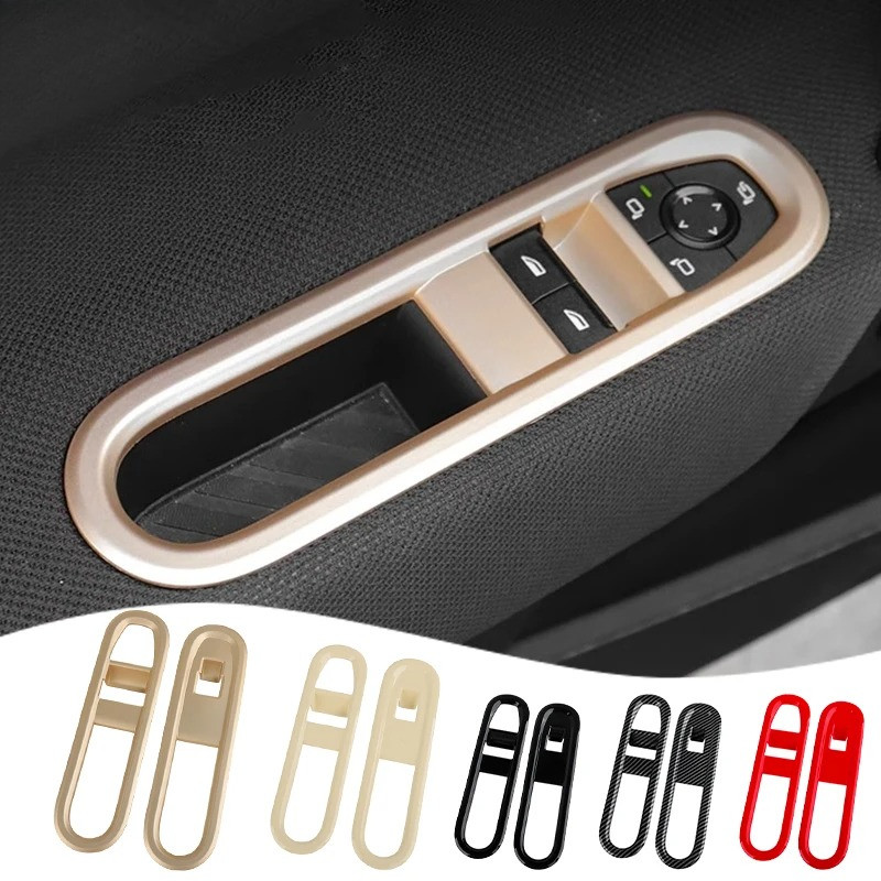 รถประตูหน้าต่างลิฟท์ปุ่มสวิทช์แผงสติกเกอร์สําหรับ Mini J01 E SE 2024 2025 กรอบ Decorator สติกเกอร์อุปกรณ์ตกแต่งภายใน