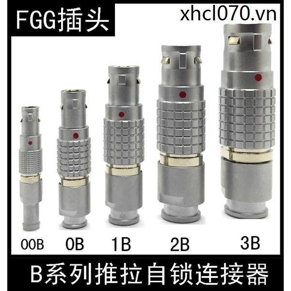 เข้ากันได้กับขั้วต่อ Raymore LEMO FGG 0B 1B 2B 3B ตัวเชื่อมต่อปลั๊กการบินแบบล็อคตัวเองแบบเลื่อน