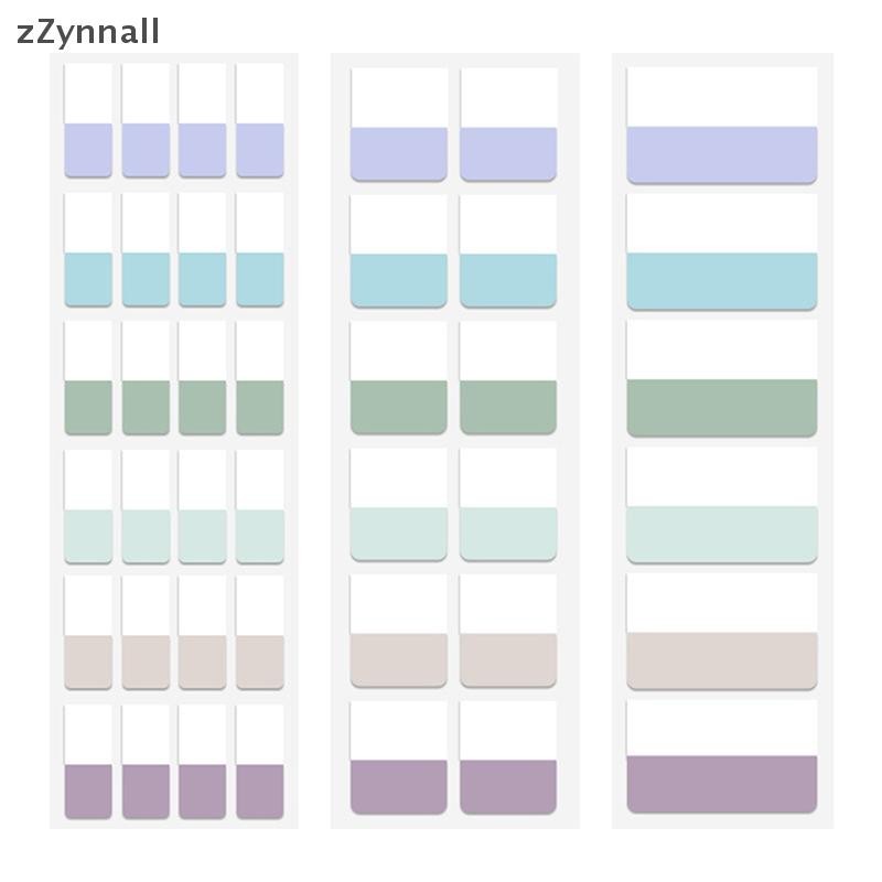 ZZynnall 240 ชิ้น หลากสี Sticky Writable ที่ถอดออกได้ Index Tabs เครื่องหมายบุ๊คมาร์คหมายเหตุ VN