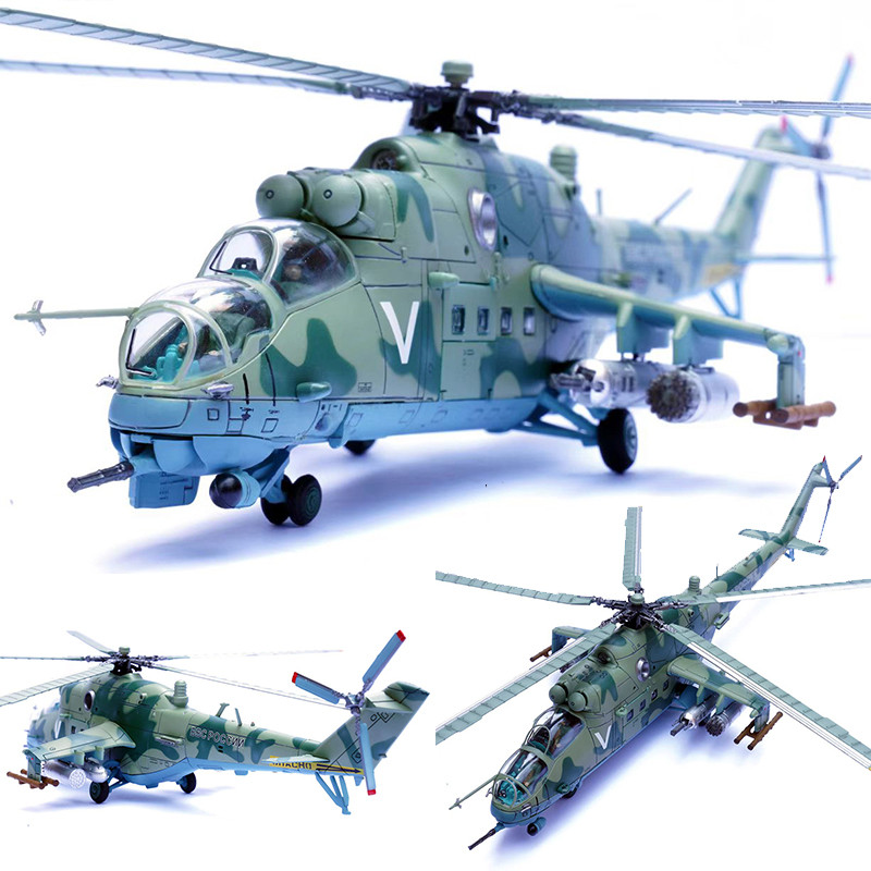 Iron Flow ผลิตภัณฑ์สําเร็จรูป 1/72m 24 เฮลิคอปเตอร์ Mi-24V Raid Kisuke 2022 รูปแบบการตกแต่งแบบคงที่