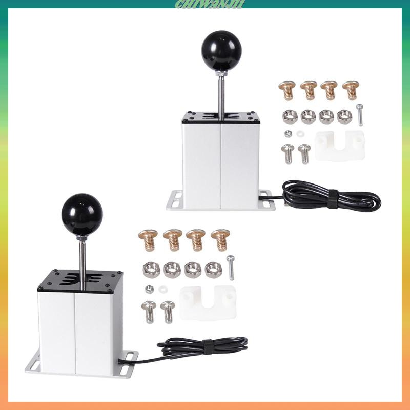 [ Chiwanji1] USB Simulator Shifter Win10 Win7 XP H Gear Shifter Fit สําหรับ Logitech G29 G27 G25