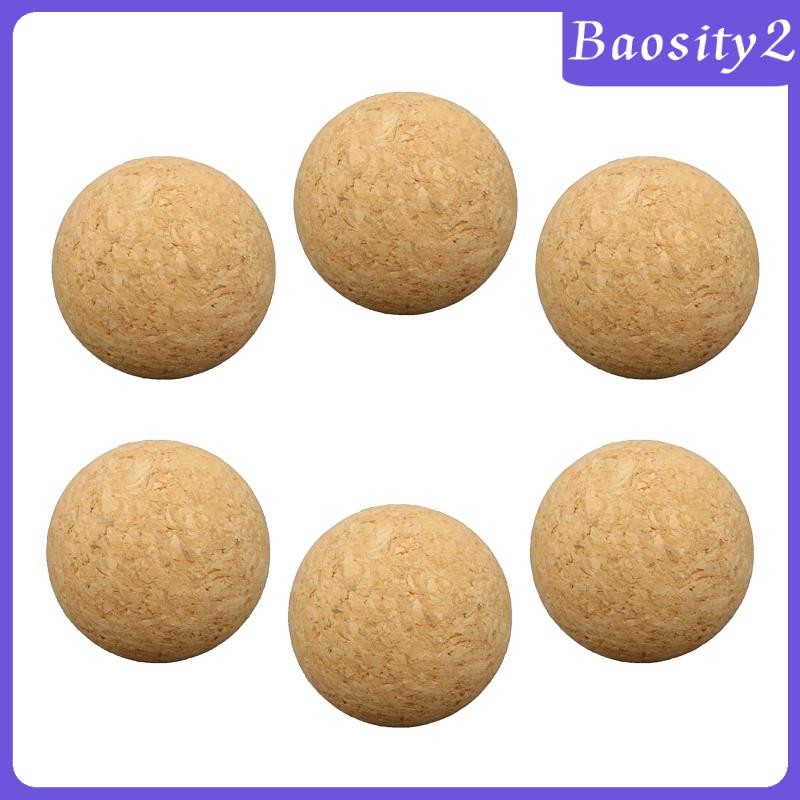 [Baosity2] 6x Table Football Cork Table ไม้ฟุตบอล Foosball 36mm Table Soccer Accessories