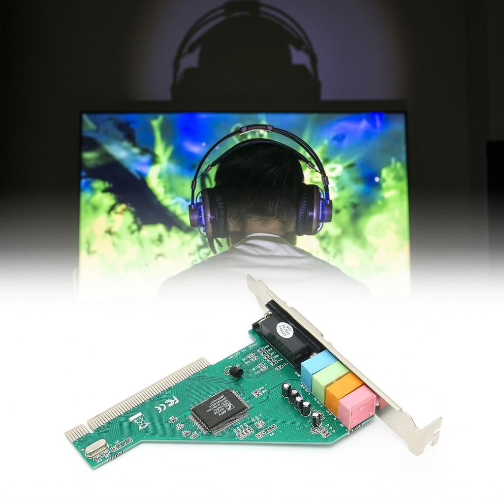 Ropa888-ph 120dB PCI การ์ดเสียง 4 ช่องรอบทิศทาง Full Duplex Playback รองรับ 3D/A3D/DLS/EAX/SPDIF/OUT