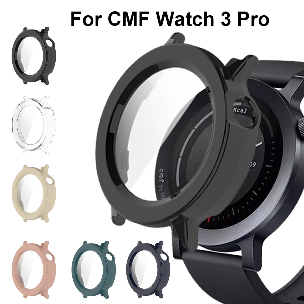 กระจกนิรภัยสําหรับ For CMF นาฬิกา 3 Pro Smartwatch กรอบป้องกันกันชนสําหรับ for CMF นาฬิกา 3 Pro อุปกรณ์เสริม
