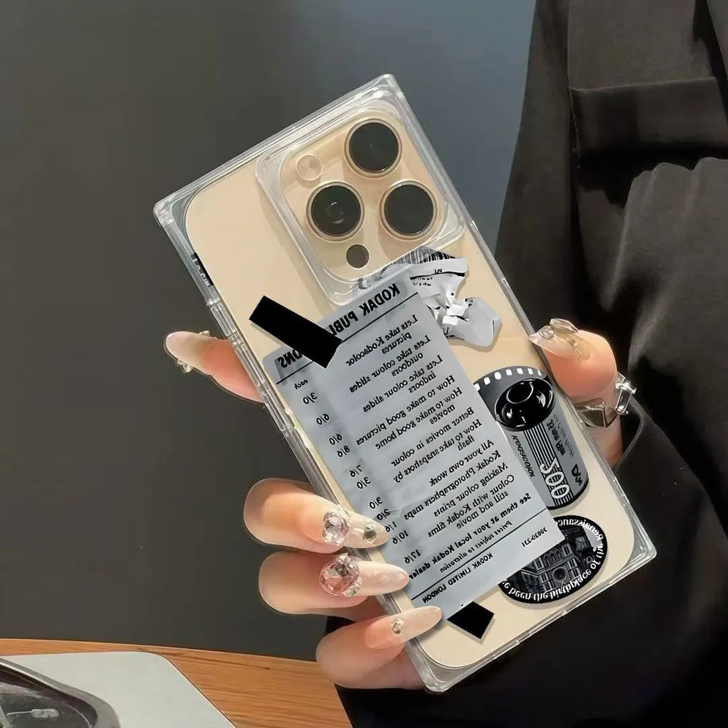 [การสนับสนุนแบบใช้ในบ้าน] Li Xicheng 17 Ice Crystal Square Case Peripheral เคสโทรศัพท์แบบเดียวกัน