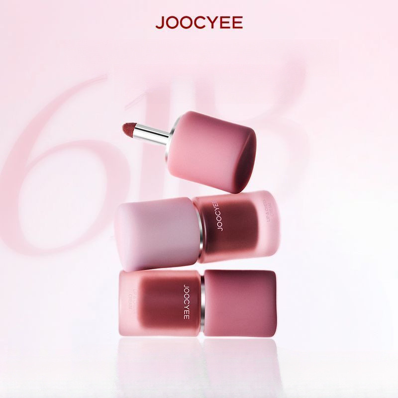 JOOCYEE Lip Glaze Cream Lip Cheek Matte ความอิ่มตัวต่ําปรับปรุง Moisturizing Nature Complexion Lip M