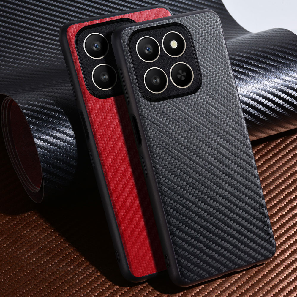 คาร์บอน Fibre เนื้อเคสโทรศัพท์สําหรับ Huawei HONOR X7D แฟชั่นออกแบบนุ่มปกหลังสําหรับ X7D กรณี Funda