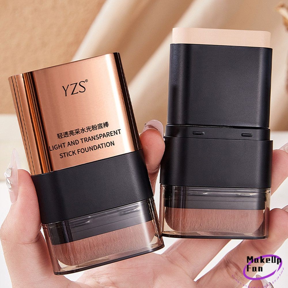 YZS Foundation Stick Silky Texture Cosmetic Concealer รองพื้นเนื้อเนียน สบายผิว กันน้ำ ติดทนนาน ควบค