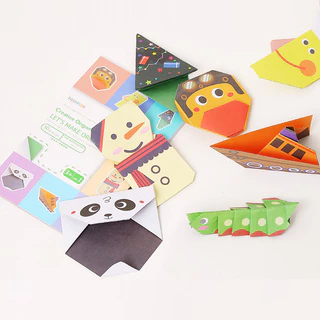 Geetoy ชุด Origami 30 ชิ้นของเล่นสร้างสรรค์พัฒนาสมองของเล่นเพื่อการศึกษาสําหรับเด็ก