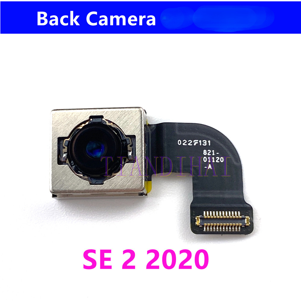 1pcs SE2 กล้องด้านหลังขนาดใหญ่กลับกล้องหลักเปลี่ยนสายเคเบิลแบบยืดหยุ่นสําหรับ iPhone SE 2020 สําหรับ