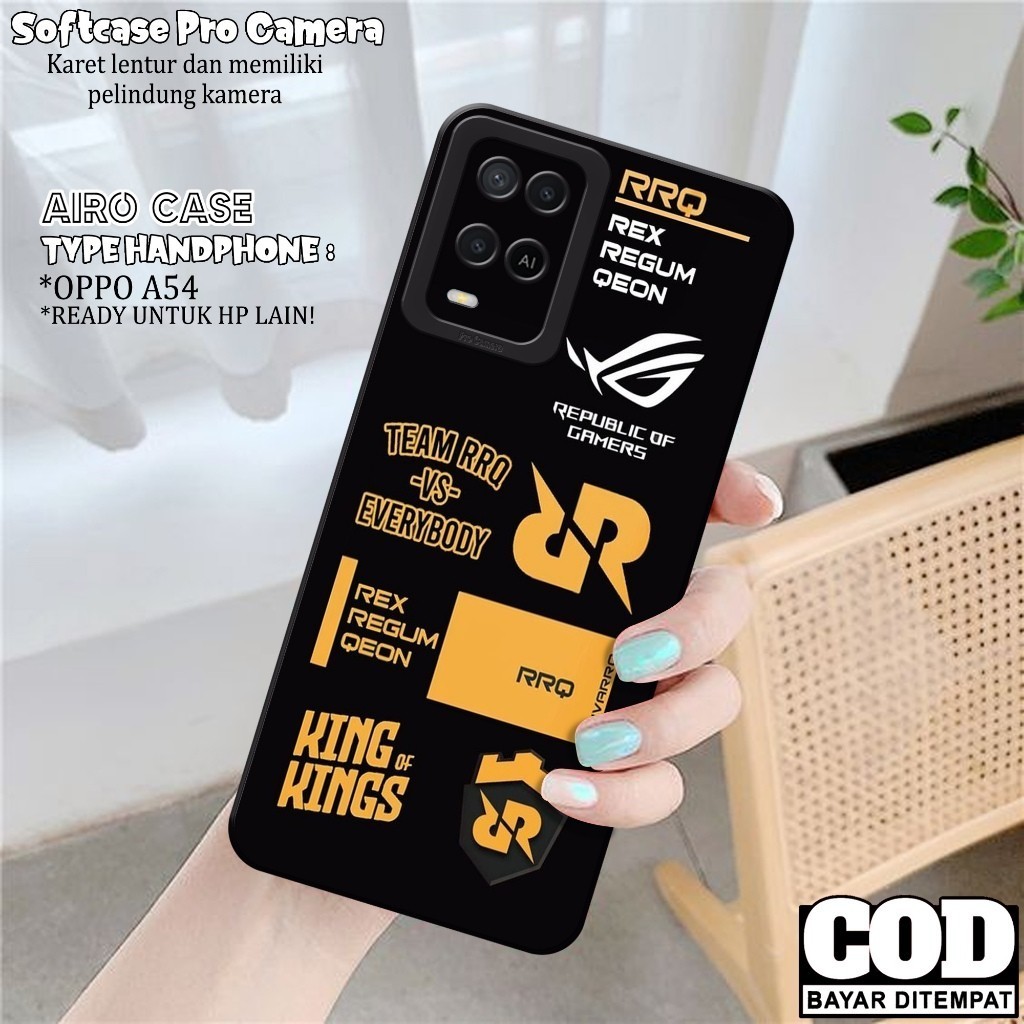 เคส Oppo A54 - Oppo A54 Softcase - เคสแฟชั่นเกม - ปลอก Oppo A54 - เคส Pro Camera Softcase - Tpu - ปล