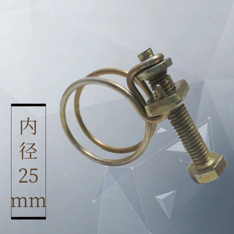 ไฟท่อม้วนหนีบคอห่วงหนีบหนีบ19 DN25มมเข็มขัดน้ําหนีบหนีบหนีบหนีบยึดยึดยึดหนีบ