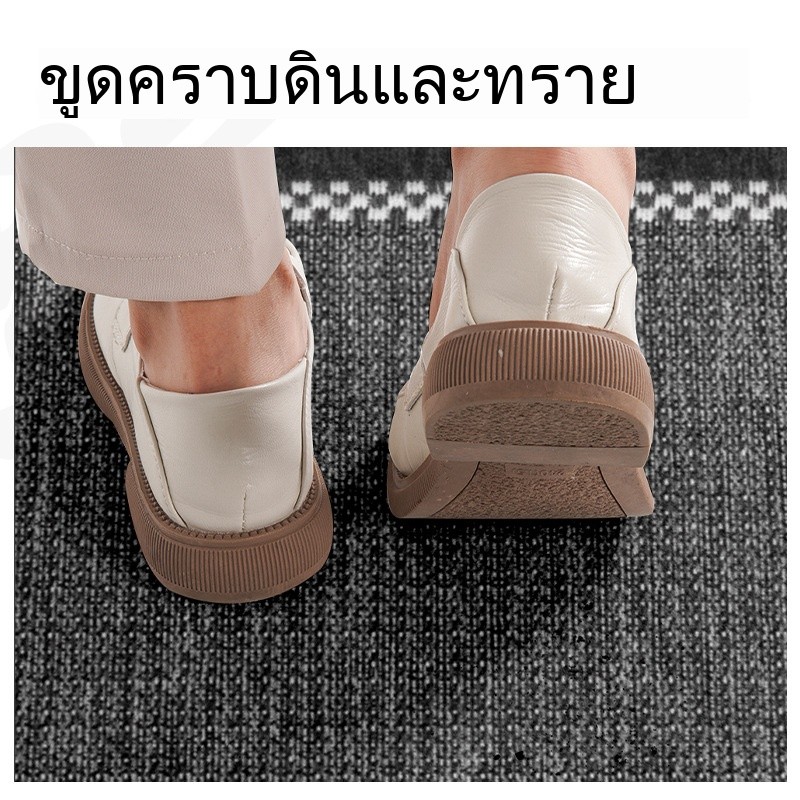 พรมหน้าประตู พรมดักฝุ่น พรมเช็ดเท้า กันลื่น ใช้ในบ้าน เข้าออกสะดวก ทนทานต่อการใช้งาน - รูปที่ 2