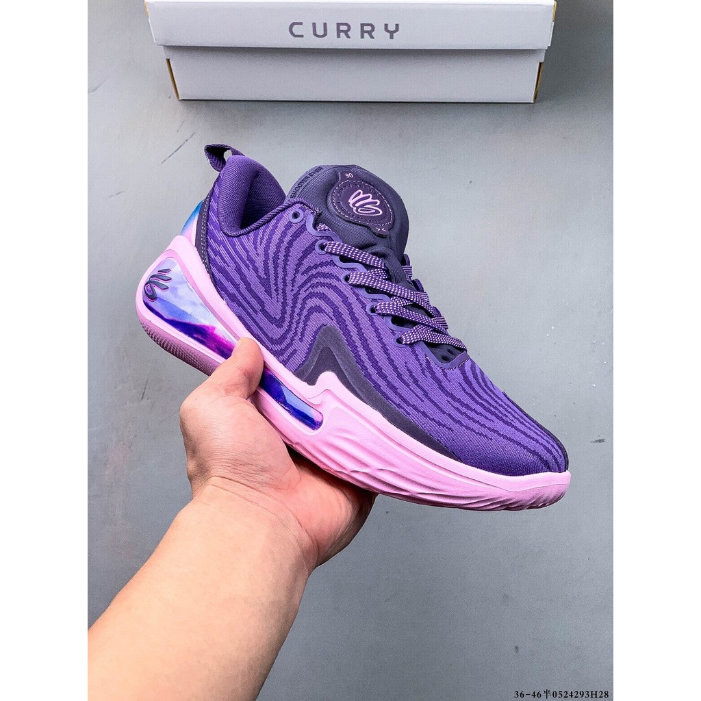 รองเท้าบาสเก็ตบอล Under Armour Curry Flow 12 รุ่นที่ 12 มืออาชีพ
