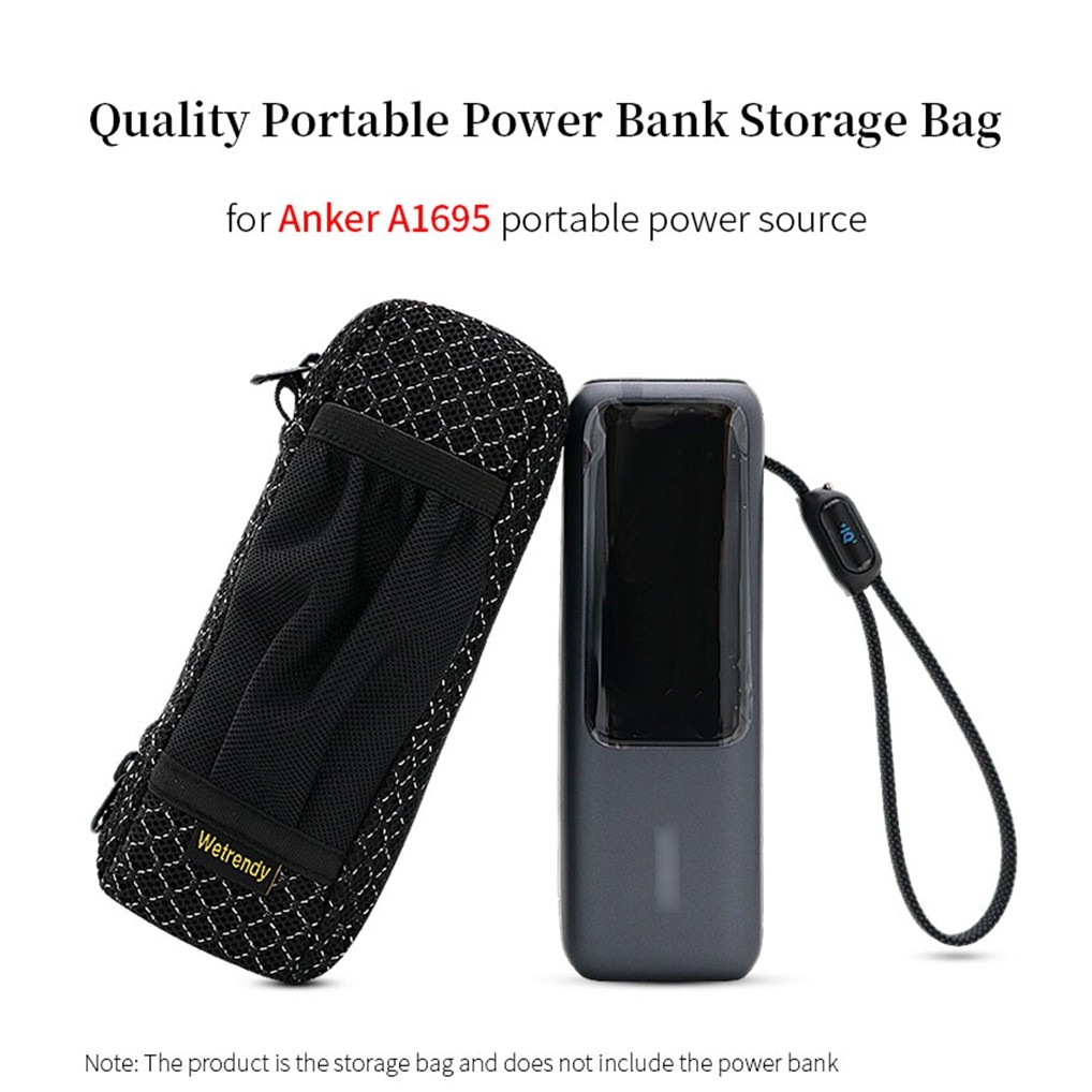 สําหรับ Anker A1695 Movable Power Source Breathable กระเป๋า A1695 แบบพกพา Power Bank กระเป๋ากลางแจ้ง