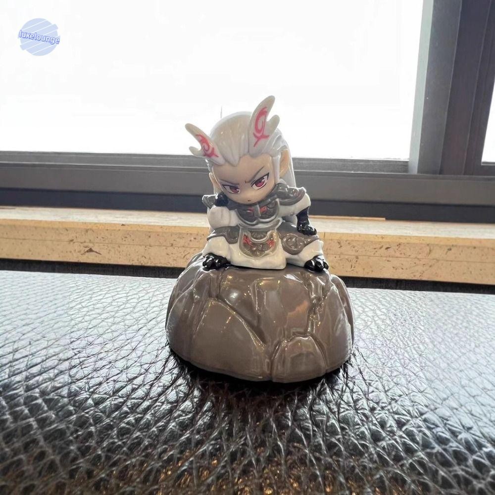 LUXELUNGE NeZha2 Action Figure, Ao Bing รุ่น Q NeZha2 ของเล่น, เดสก์ท็อปตกแต่งโต๊ะ Ao Guang อะนิเมะ 