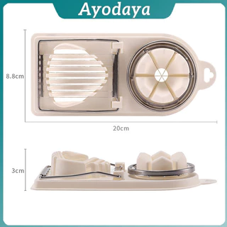 Ayo เครื่องตัดไข่ เครื่องตัดไข่ต้ม ที่ตัดไข่ ที่ตัดแบ่งไข่ต้ม tool for cutting eggs