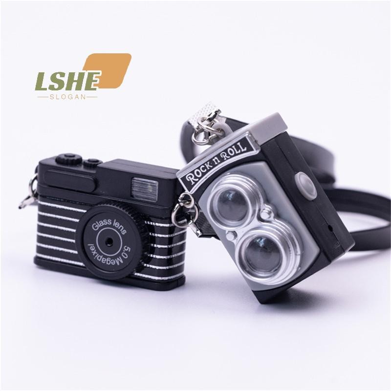 [LSHE] พวงกุญแจกล้อง พวงกุญแจรถ ไฟฉาย LED สีสัน Kaca Key NEW