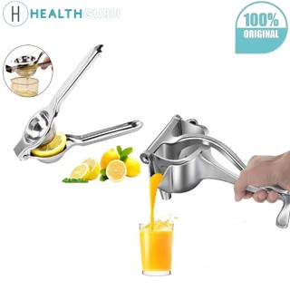 HealthGuru Stainless Steel Fruit Juicer Lemon Lime Orange Squeezer Juicer Manual Hand Press Tools
