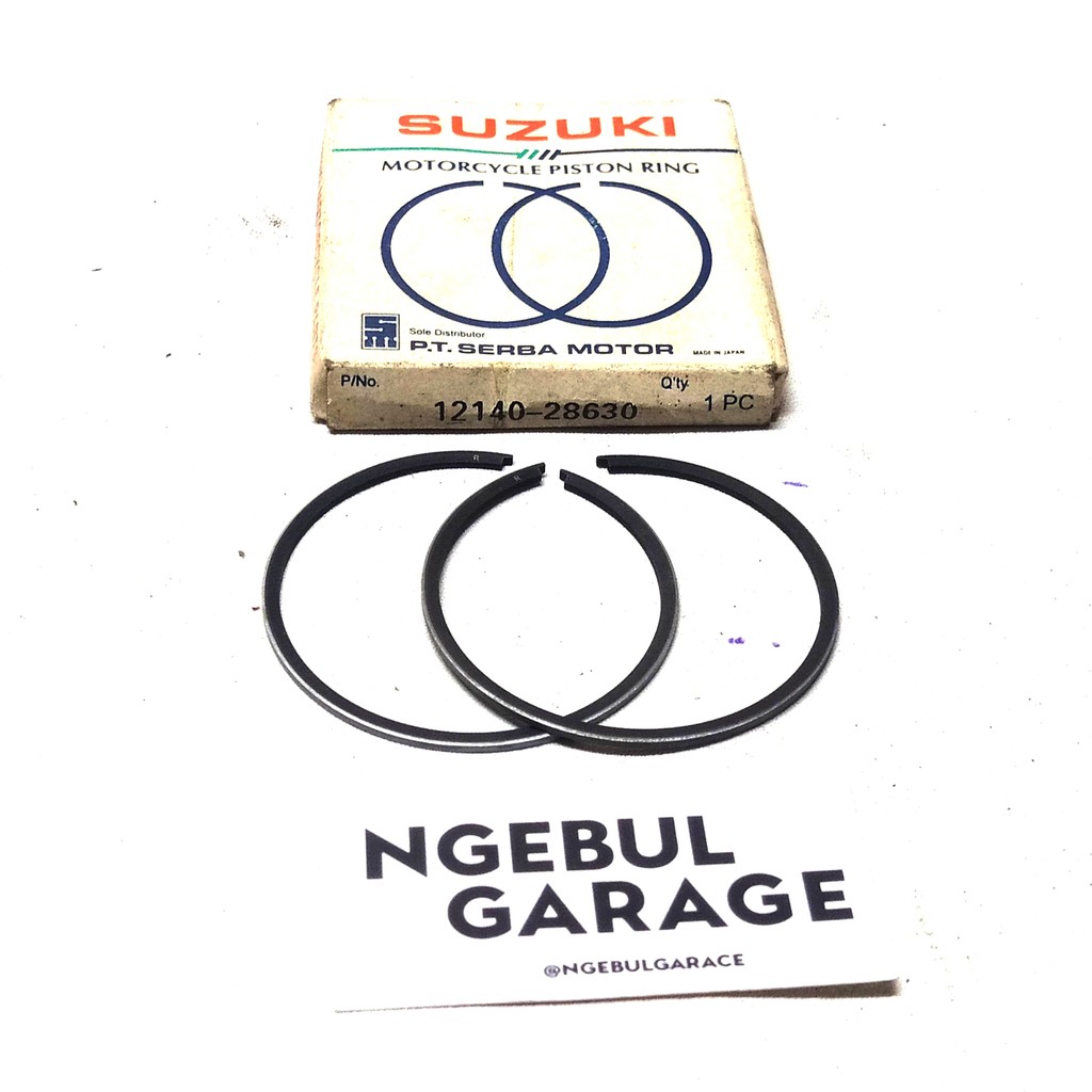แหวนลูกสูบ GP100 GP 100 OS STD SUZUKI 12140 28630 SERBA
