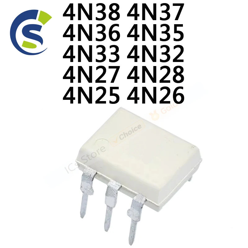1-5PCS 4N38 4N37 4N36 4N35 4N33 4N32 4N27 4N28 4N25 4N26 ชิปจุ่มic