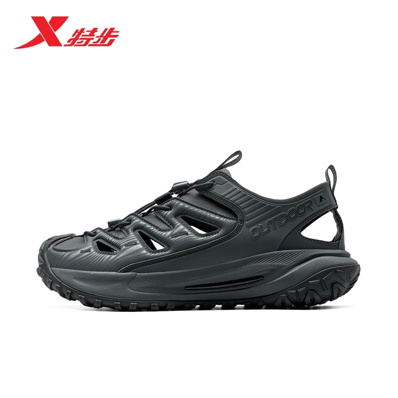 XTEP/Tebu Flying Stone รองเท้าแตะรองเท้าผู้ชายรองเท้าผู้หญิงต้นน้ําฤดูร้อนกลางแจ้ง Breathable น้ําหนักเบาสบาย All-Match ลําลองชายหาด