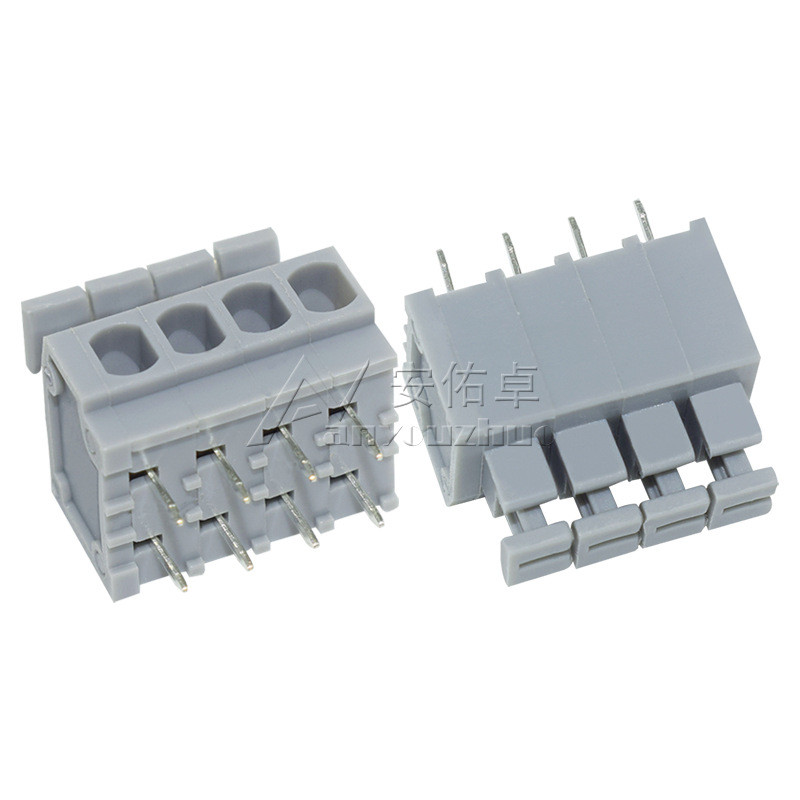 KF235-3.81-2P 3P 4 5 6 8P ฤดูใบไม้ผลิประเภท PCB Terminal 3.81 มม.Pitch 250V/10A