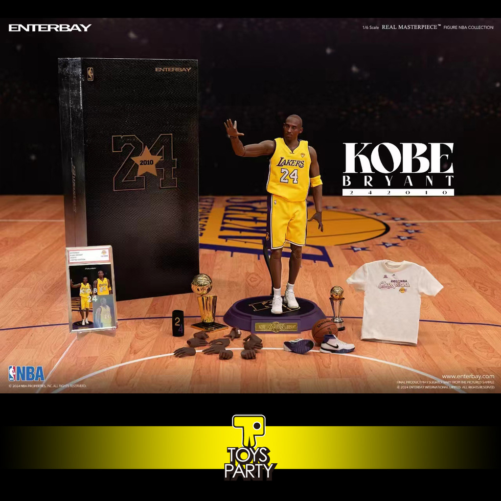 พร้อมส่ง ENTERBAY EB 1/6 NBA Lakers Kobe Bryant 24 2010 6.0