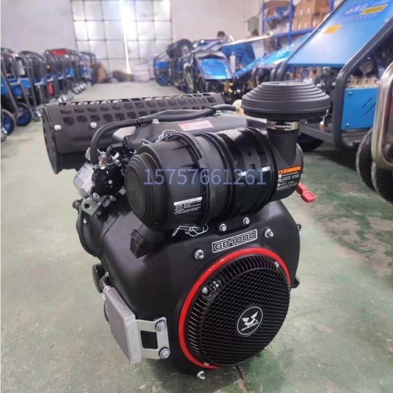 Zongshen GB1,000GB680 เครื่องยนต์กําลังสูง 24 ม้า 37 ม้าบาร์ขนานเครื่องยนต์เบนซินสี่จังหวะ 999CC