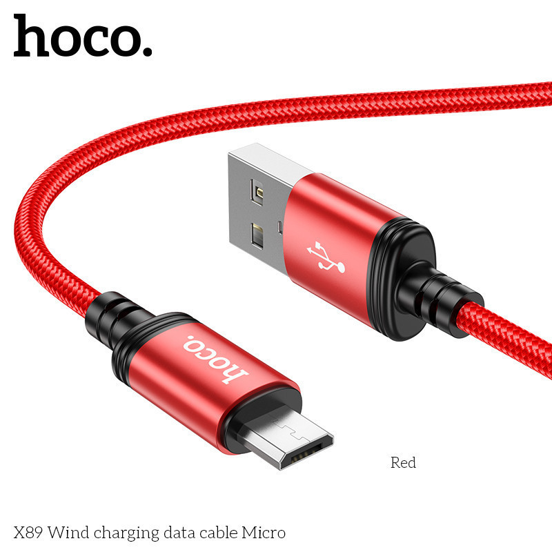 Hoco X89 สายชาร์จเร็ว รองรับการชาร์จเร็วสูงสุด 2.4A ถ่ายโอนข้อมูลจาก USB to Ln สายยาว 1 ม. Mobile247