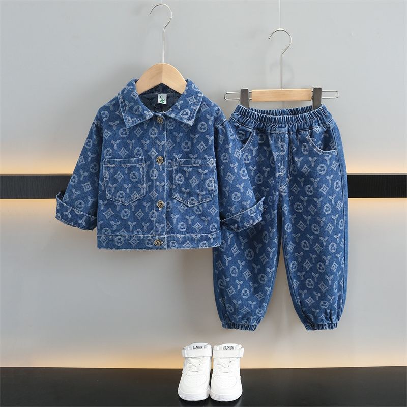 ชุดสูทเด็กผู้ชาย แบบยีนส์ สองชุด - รูปที่ 4