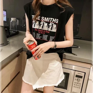 (พร้อมส่ง) Fashion Dress SHOP เสื้อยืดแขนกุดเอาใจสาวเท่เปรี้ยวเก๋ไม่เหมือนใครสาว ๆ สายลุยต้องจัด