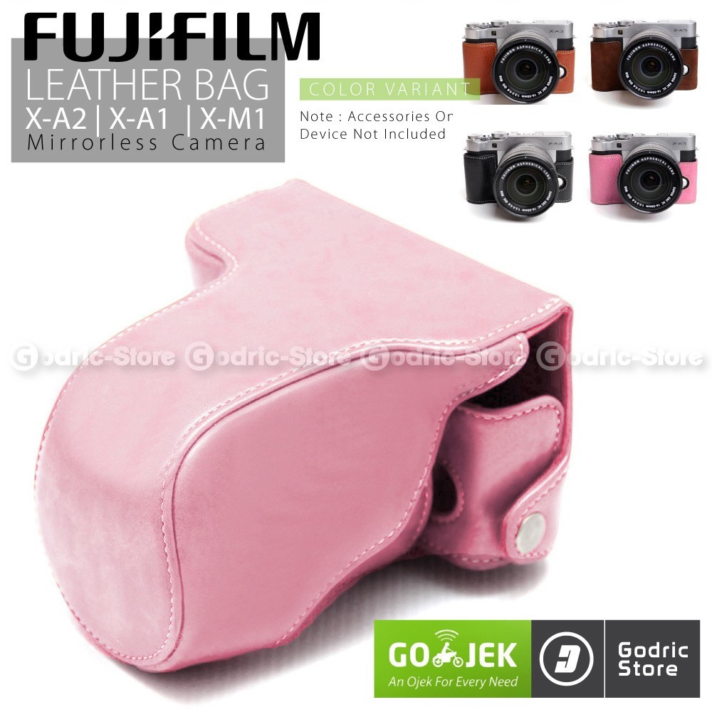 กระเป๋าหนัง Fujifilm X-A2/X-A1/X-M1/เคส/กระเป๋ากล้อง