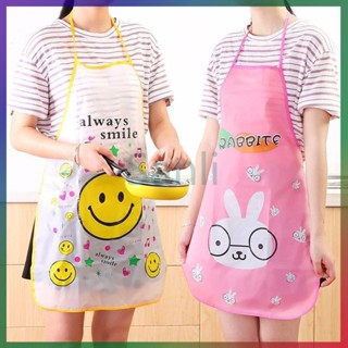 Sanli ผ้ากันเปื้อน PVC กันน้ํา ลายการ์ตูน เหมาะกับร้านอาหาร …