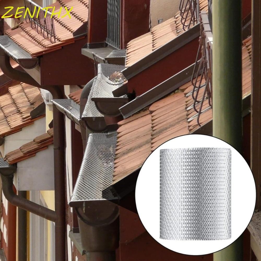 ZENITHX Leaf Mesh Guards, Grid Keep Smooth Drain Gutter Guard Filter, ใช้งานได้จริง Randomly Cut Dra