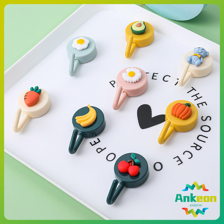 ตะขอแขวนติดผนัง ลายการ์ตูนน่ารัก 3D Cartoon coat hook