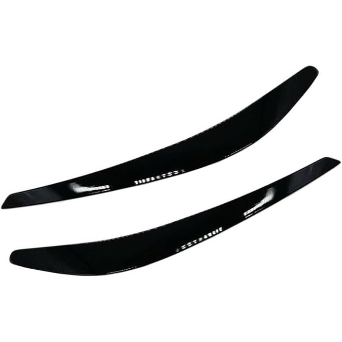 Beler 1 คู่ Gloss สีดํา ABS ไฟหน้าเปลือกตาคิ้วฝาปิด Fit สําหรับ VF Holden Commodore SS SSV SV6 S Evo