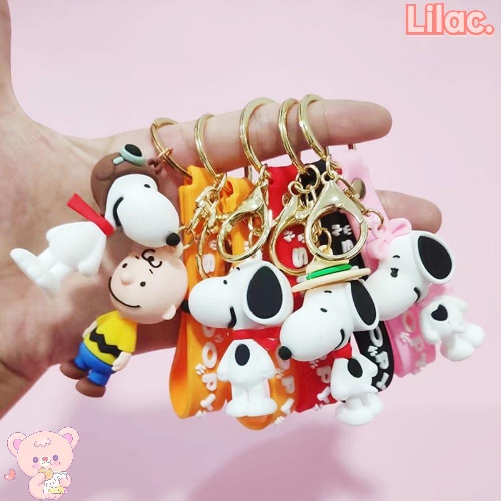 LIILACC พวงกุญแจตุ๊กตาน่ารัก, Charlie Doll PVC จี้ห้อยกระเป๋าพวงกุญแจจี้,การ์ตูนสร้างสรรค์ประณีตของข