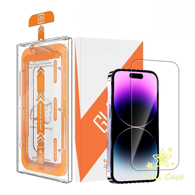 เคสโทรศัพท์รุ่น11 สำหรับ IPhone 17 AIR 11 15 16 14 13 12 Pro Max 16 15 7 8 14 Plus XS X XR SEฟิล์มแก้วต่อต้านการแอนตี้