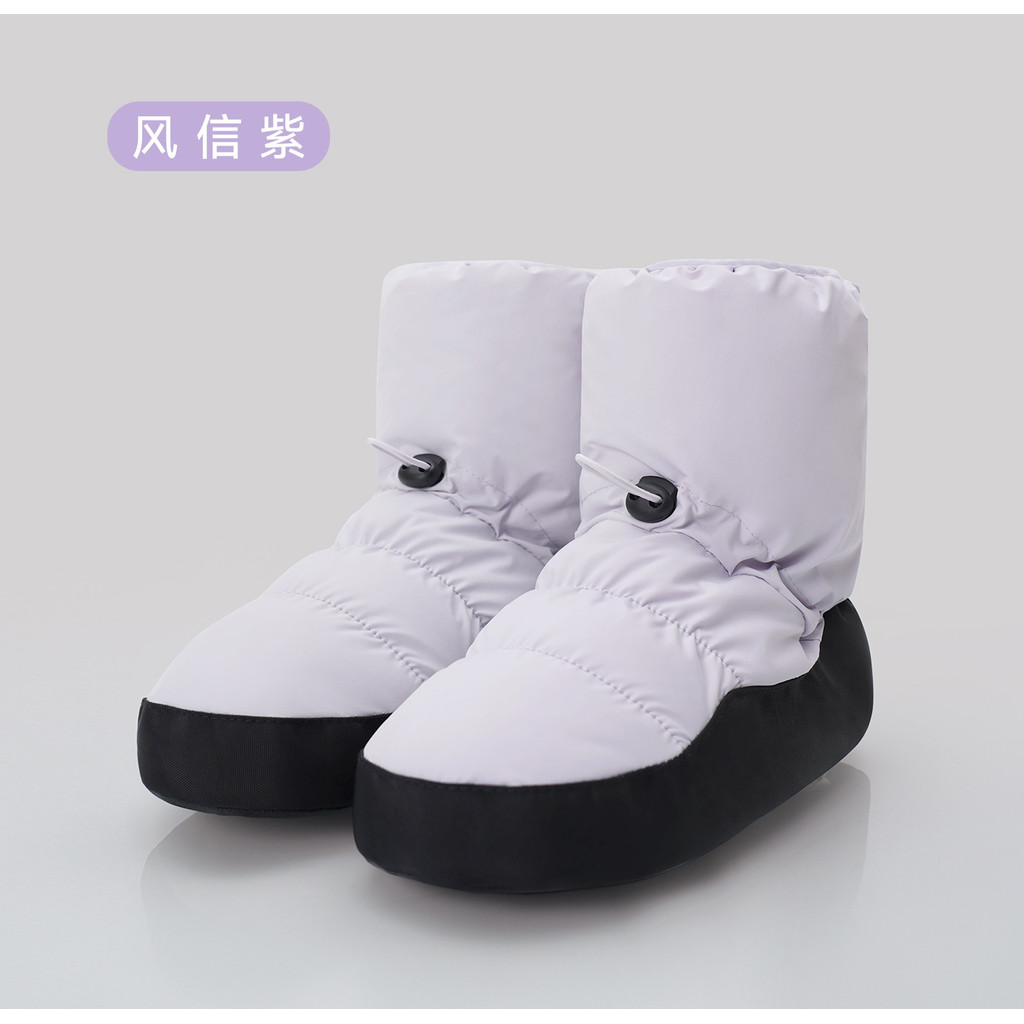 รองเท้าบัลเล่ต์อบอุ่นสำหรับฤดูใบไม้ร่วงและฤดูหนาว แบบเชือกรูด ทำจากผ้าฝ้าย สวมใส่สบาย - รูปที่ 5