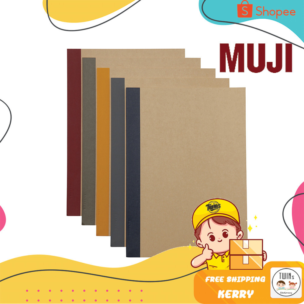 สมุดเส้นบรรทัด MUJI ขนาด B5 แพ็ค 5 เล่ม