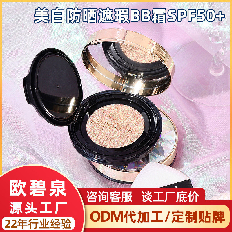 Lin Makeup ไวท์เทนนิ่งครีมกันแดดคอนซีลเลอร์ Holding Makeup BB Cream SPF50+Liquid Foundation cc Cream