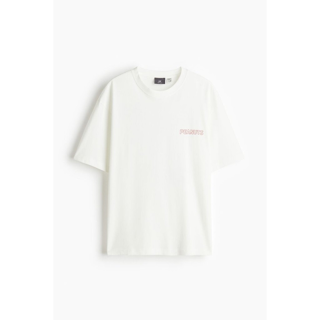 H&M(เอชแอนด์เอ็ม) เสื้อยืดทรงหลวม (Loose Fit T-shirt) Men Loose Fit T-shirt 0972640_16