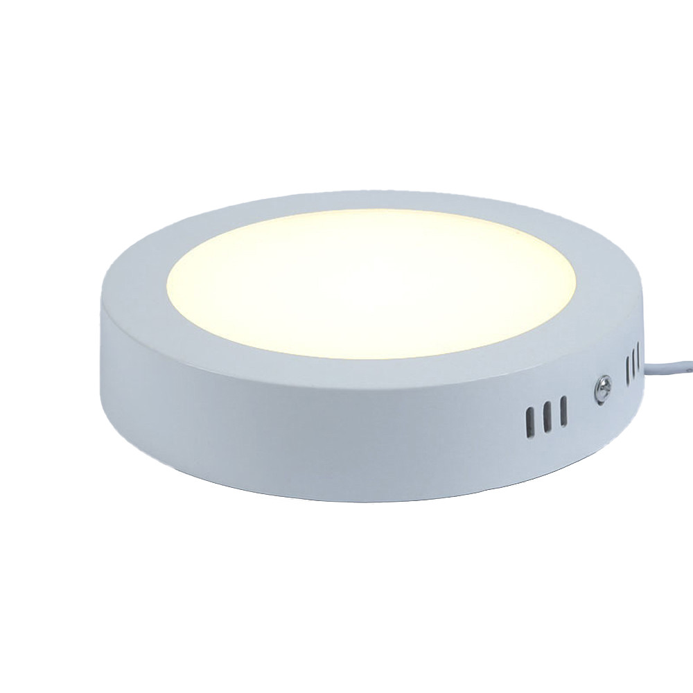 Sixxx-ph 18W 6000K LED แผง Ultra-Thin รอบพื้นผิว Mount Downlight เพดานสําหรับ Home Office ห้องนั่งเล