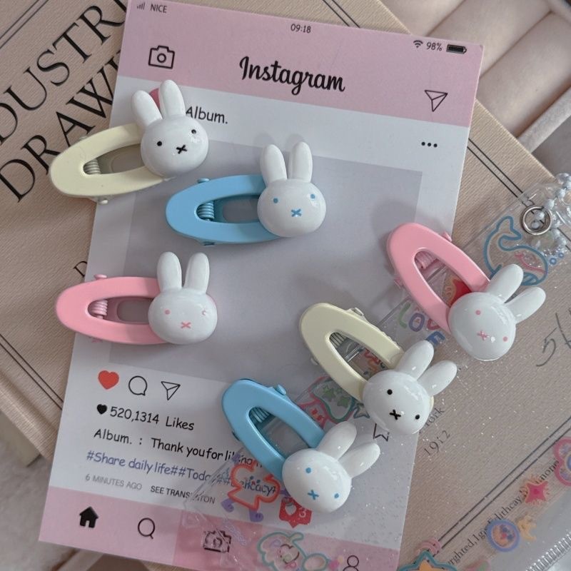 กิ๊บติดผมมิกกี้ ทรงวงกลมโปร่ง สไตล์การ์ตูนญี่ปุ่น เหมาะสำหรับสาวหวานและทรงผมบังคัง