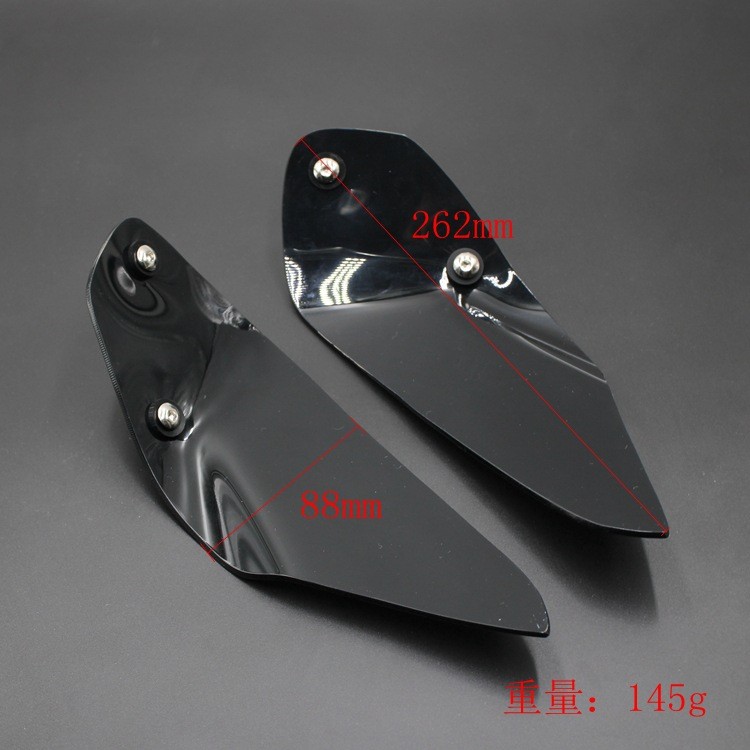 เหมาะสําหรับ BMW R1250GS R1200GS ADV ดัดแปลงการใช้ถังด้านข้างกระจกซ้ายขวาคงที่ Wind Wing Deflector