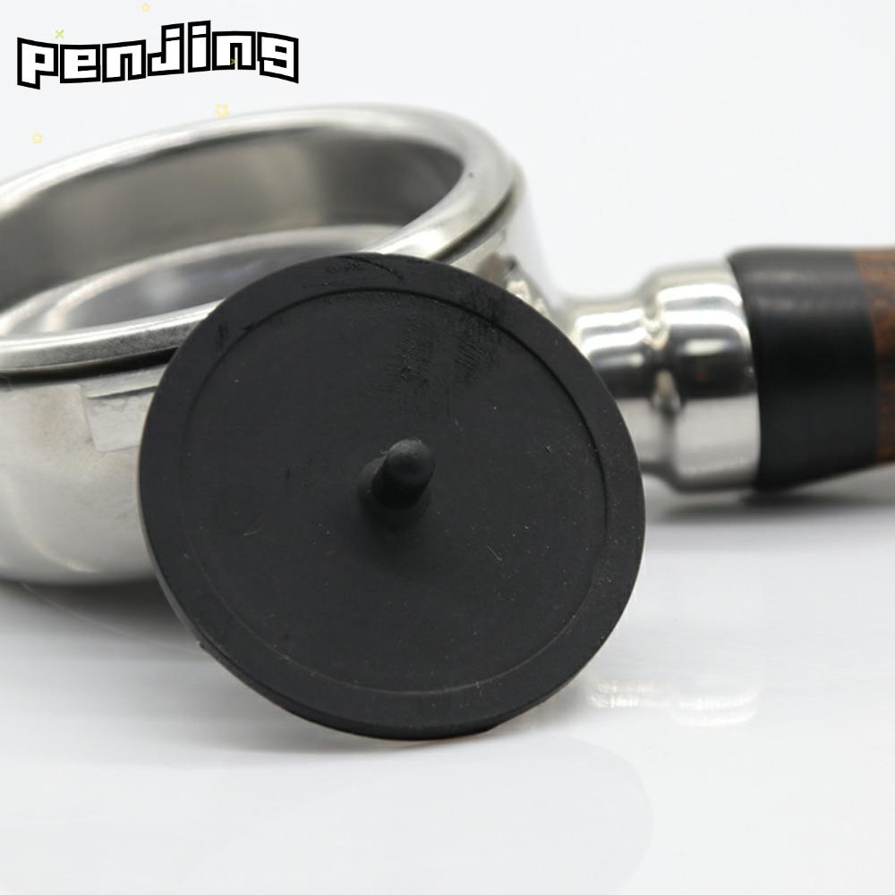 PENJING Blind Filter, 50 มม.ยาง Backflush Disk, แผ่นทําความสะอาดสีดําสําหรับ Breville สําหรับกาแฟเอส